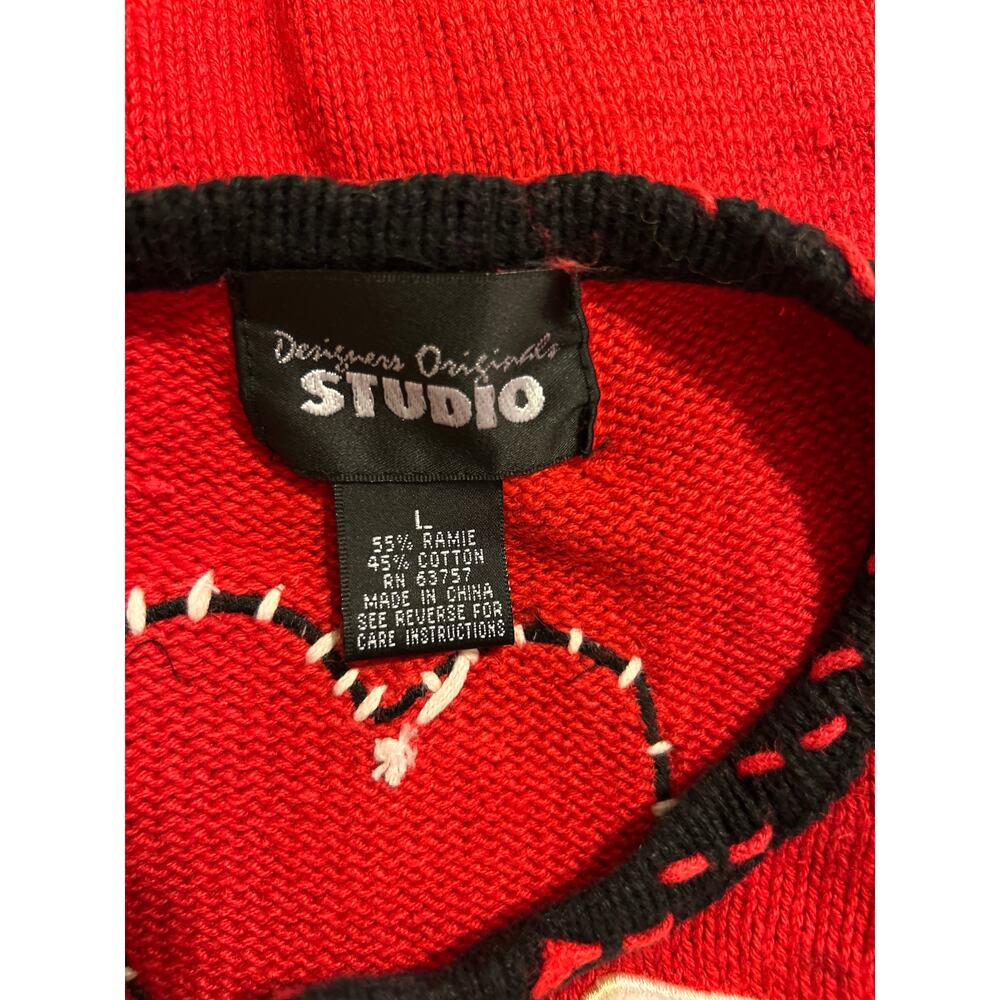 Designers Original Studio | Vintage Knit Holiday Cardigan | Large - Picture 15 of 15